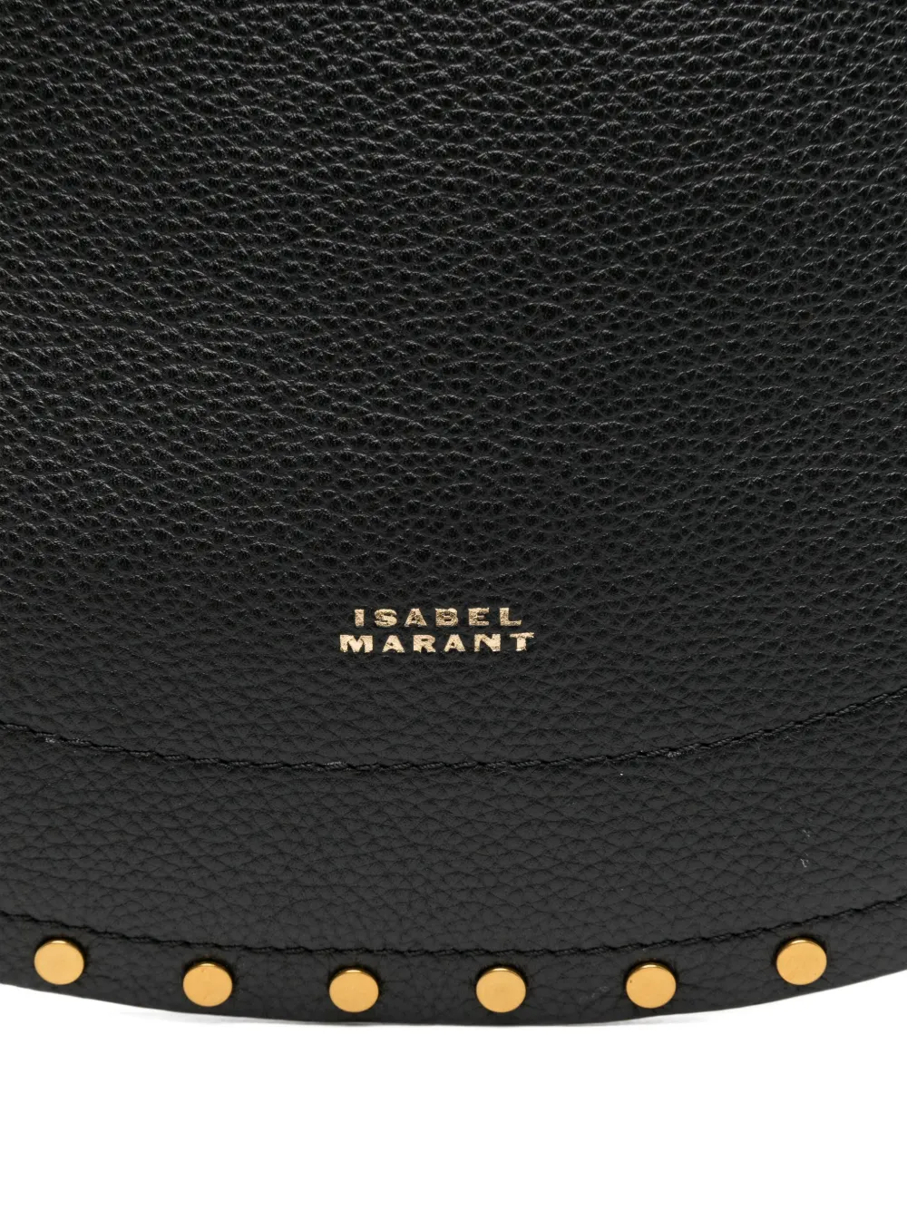 ISABEL MARANT Oskan Half Moon shopper met studs Zwart