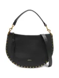 ISABEL MARANT Oskan studded half-moon tote bag - Black