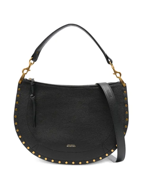 ISABEL MARANT Oskan studded half-moon tote bag