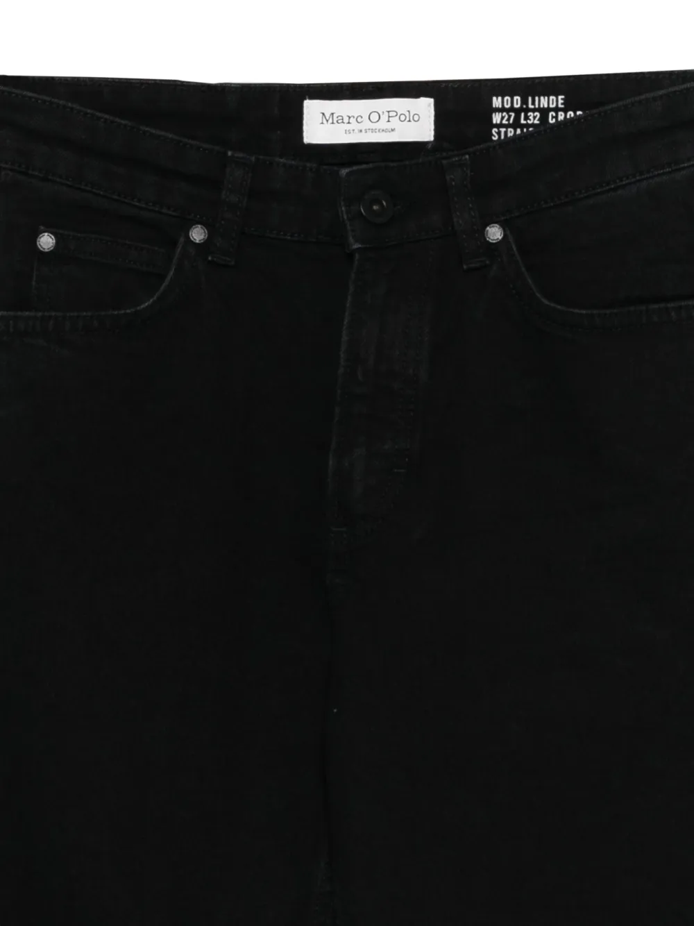 Marc O'Polo Straight jeans Zwart