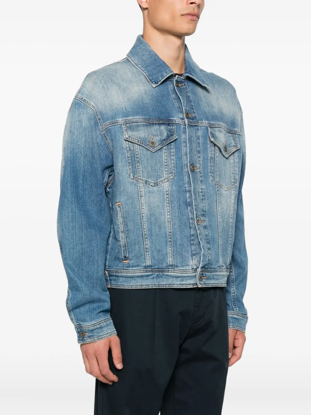 Marc O'Polo Denim jack Blauw