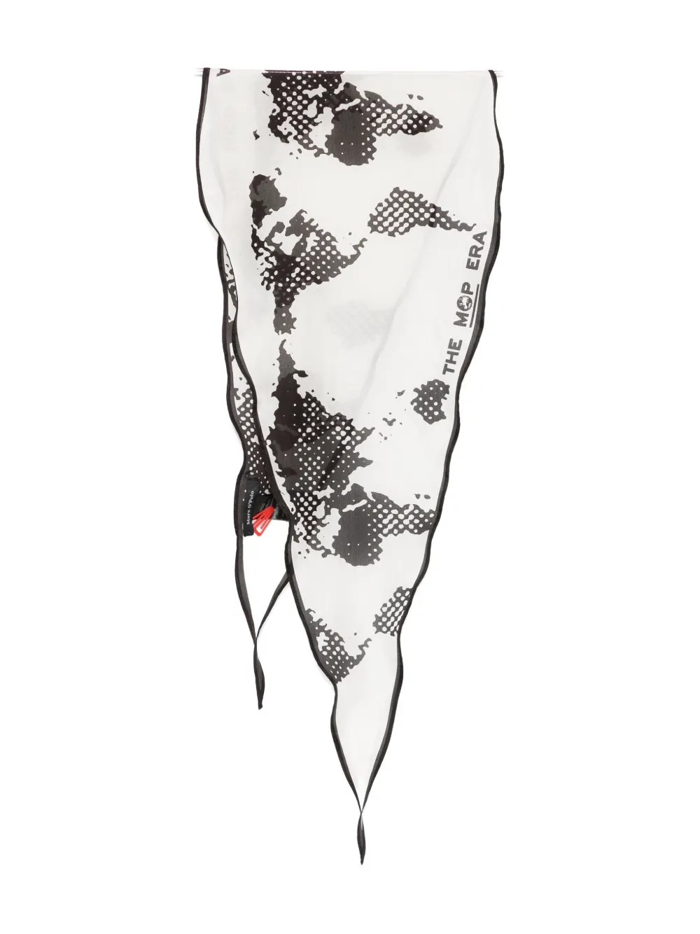 Marc O'polo Abstract-print Silk Scarf In White