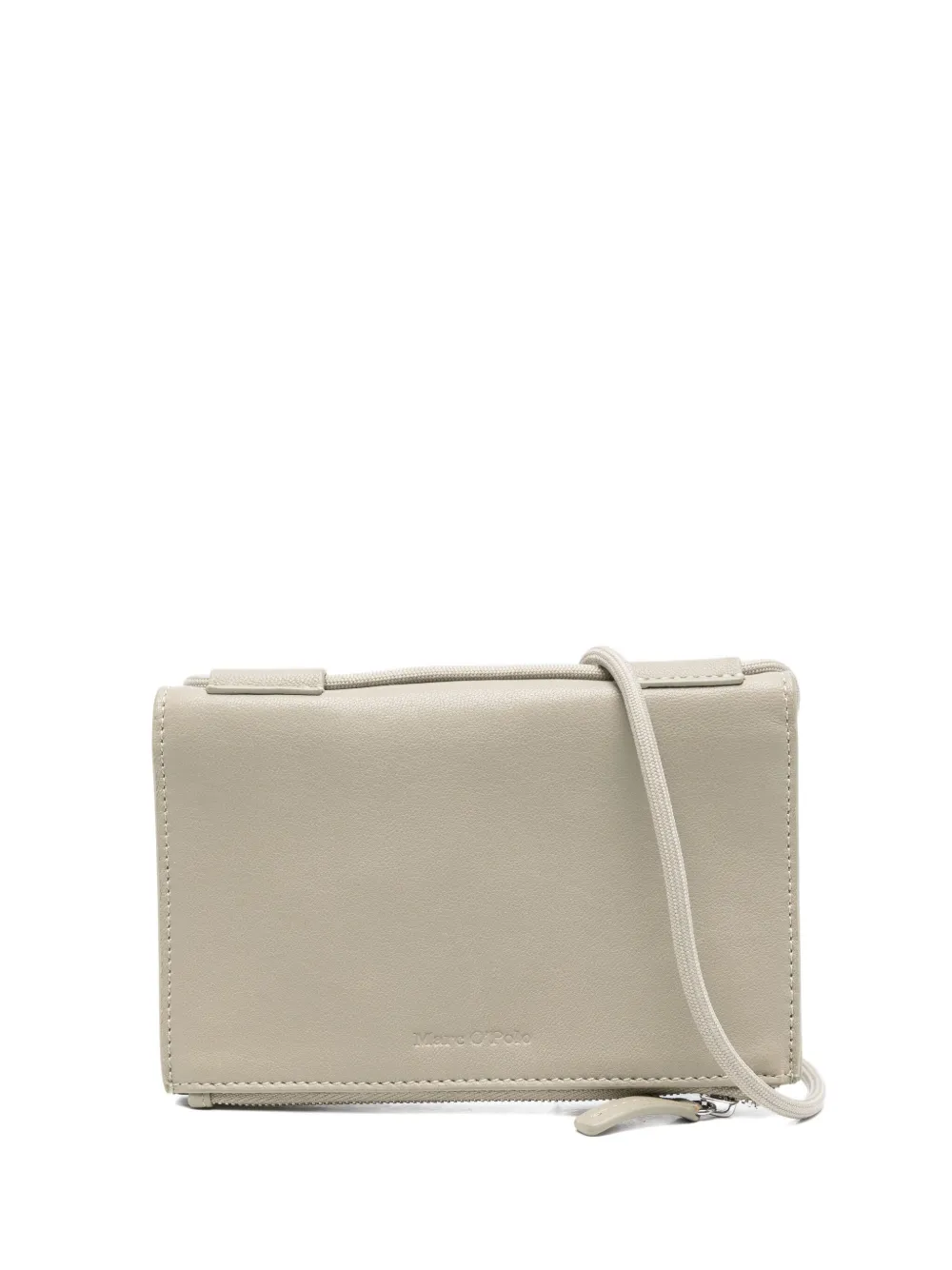 Marc O'Polo レザーサッチェルバッグ - グリーン Marc O'Polo レザーサッチェルバッグ - グリーン