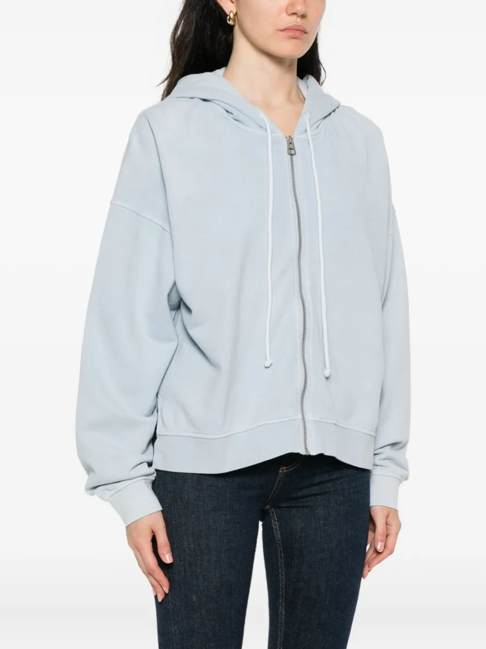 Marc O'polo Zip-up Hoodie In Blue