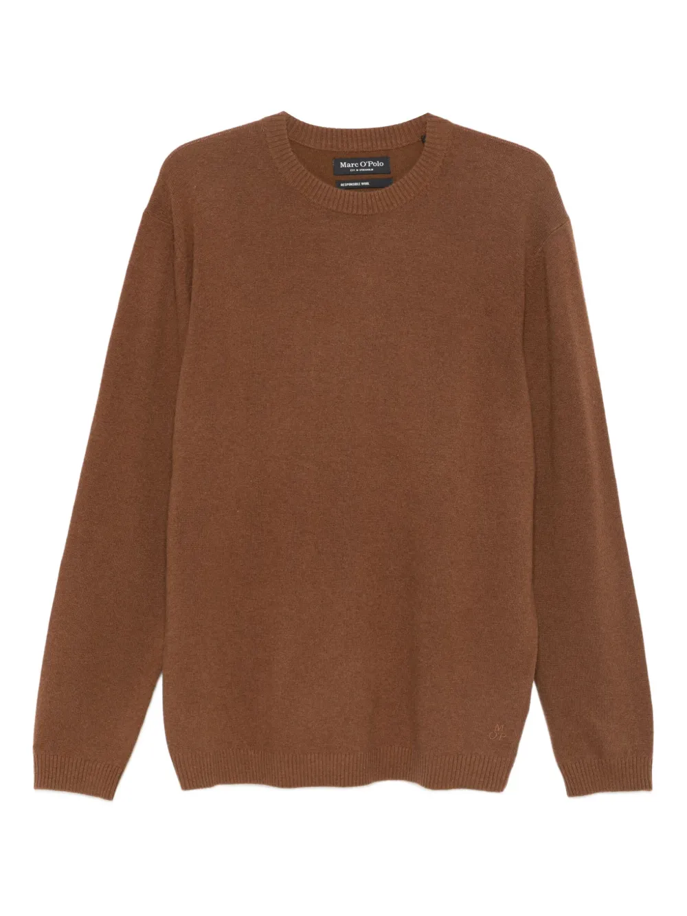 Marc O'Polo ラウンドネック プルオーバー - ブラウン Marc O'Polo ラウンドネック プルオーバー - ブラウン