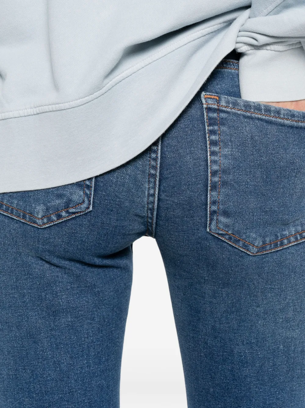 Marc O'polo Cotton-blend Skinny Jeans In Blue