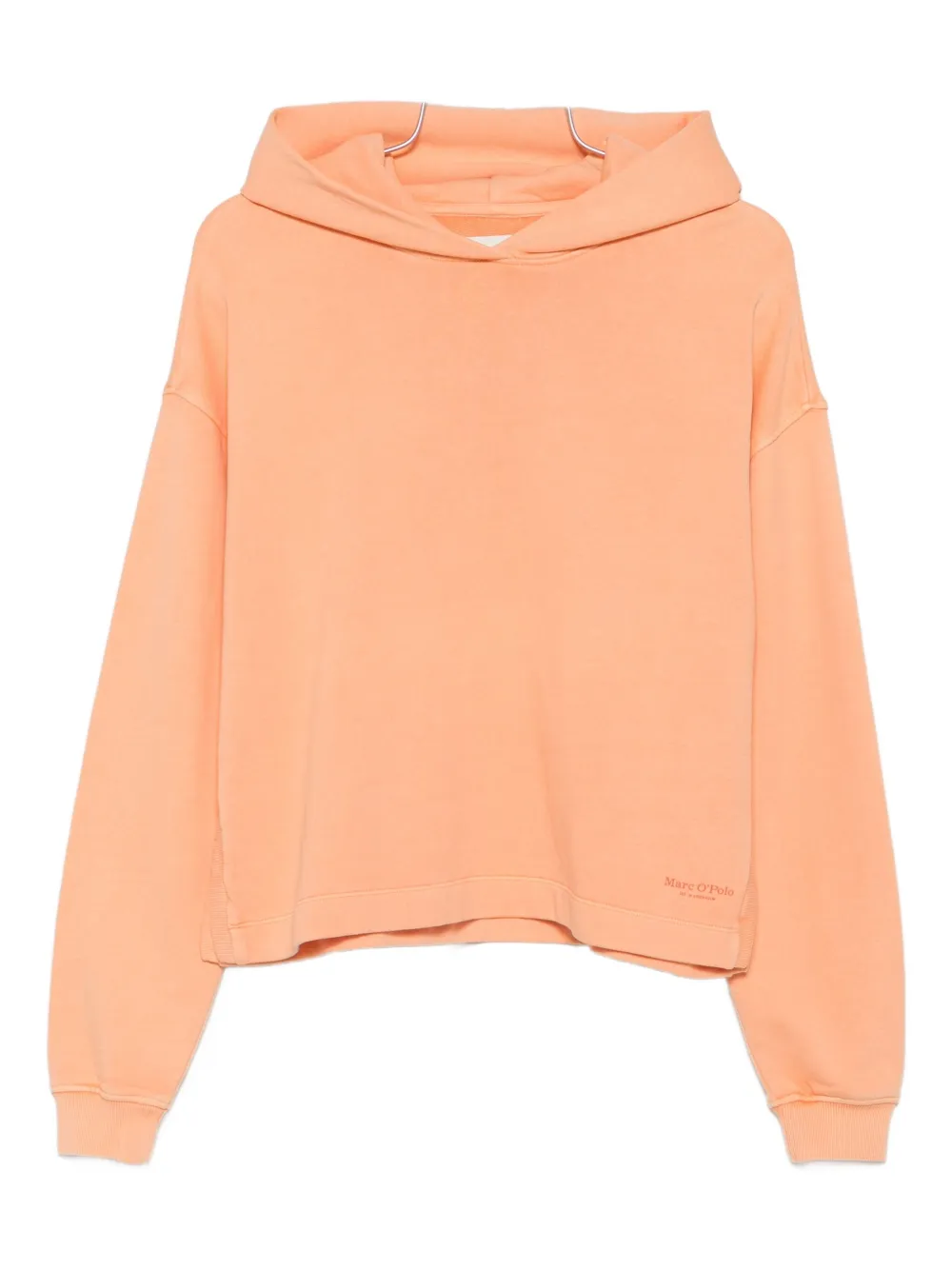 Marc O'polo Cotton Hoodie In Orange