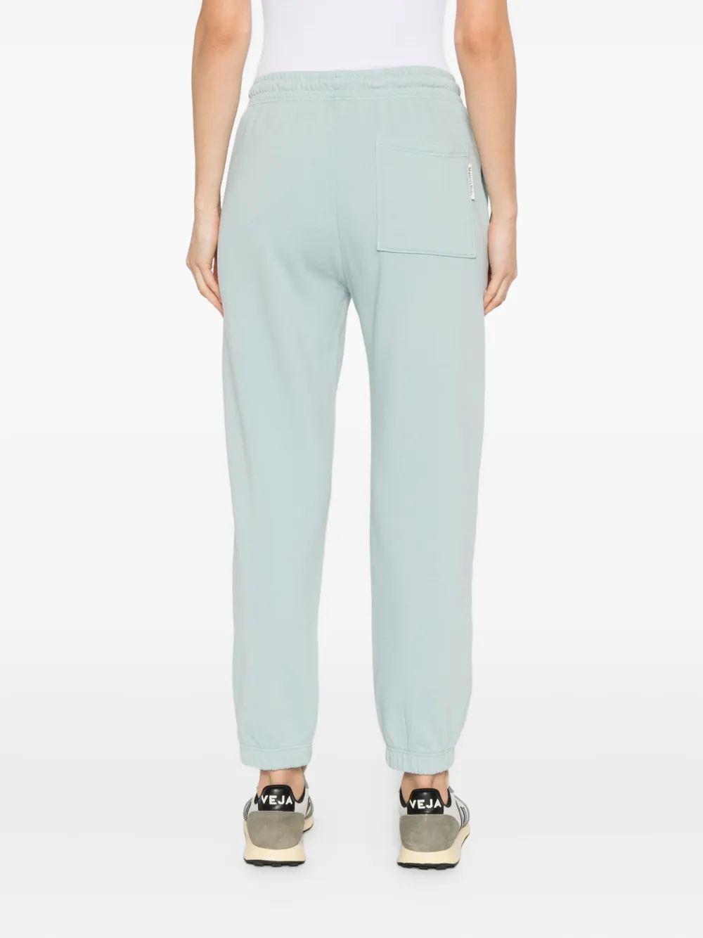 Marc O'Polo Broek met elastische tailleband en trekkoord Blauw