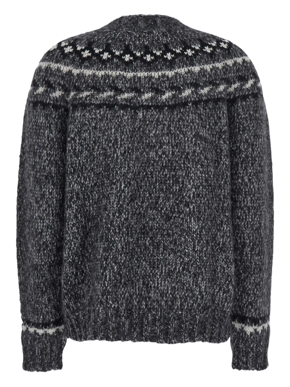 P.A.R.O.S.H. fair isle-knit sweater Grijs