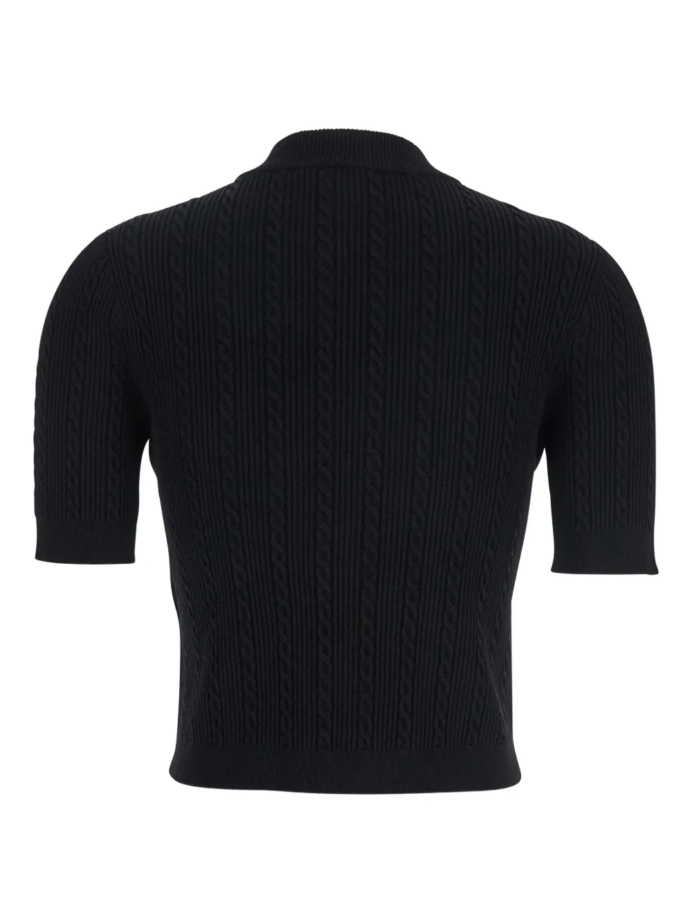 Balmain 4-pocket knitted cardigan Zwart
