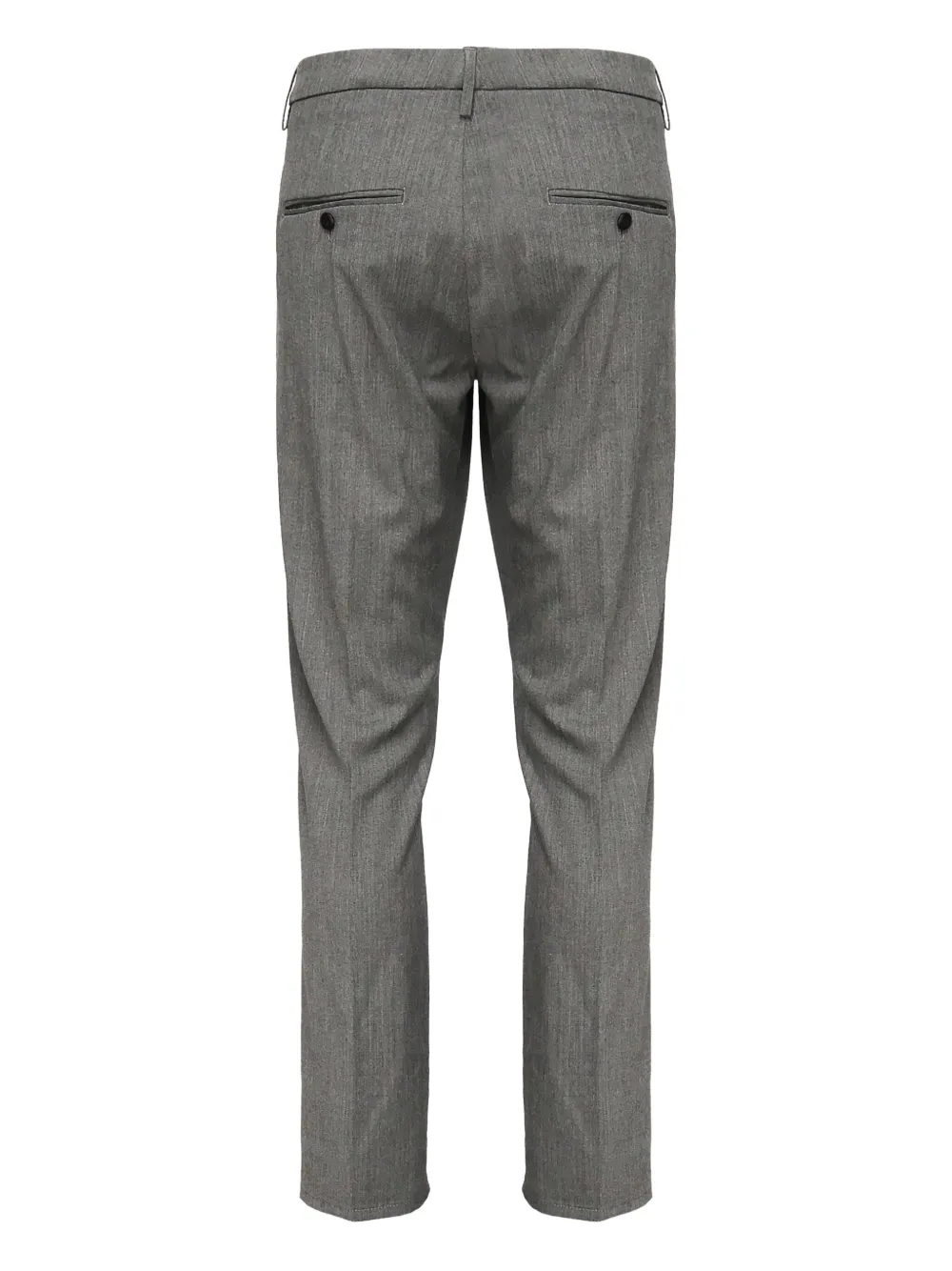 DONDUP Broek met logoplakkaat Grijs