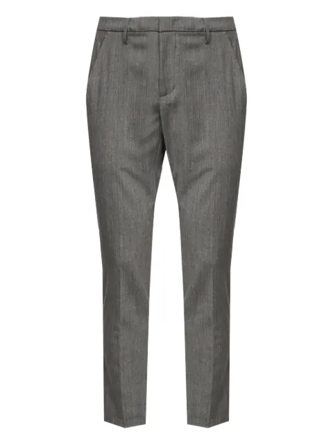 DONDUP logo-plaque trousers