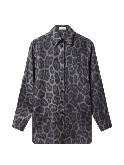 Stella McCartney leopard-print silk shirt