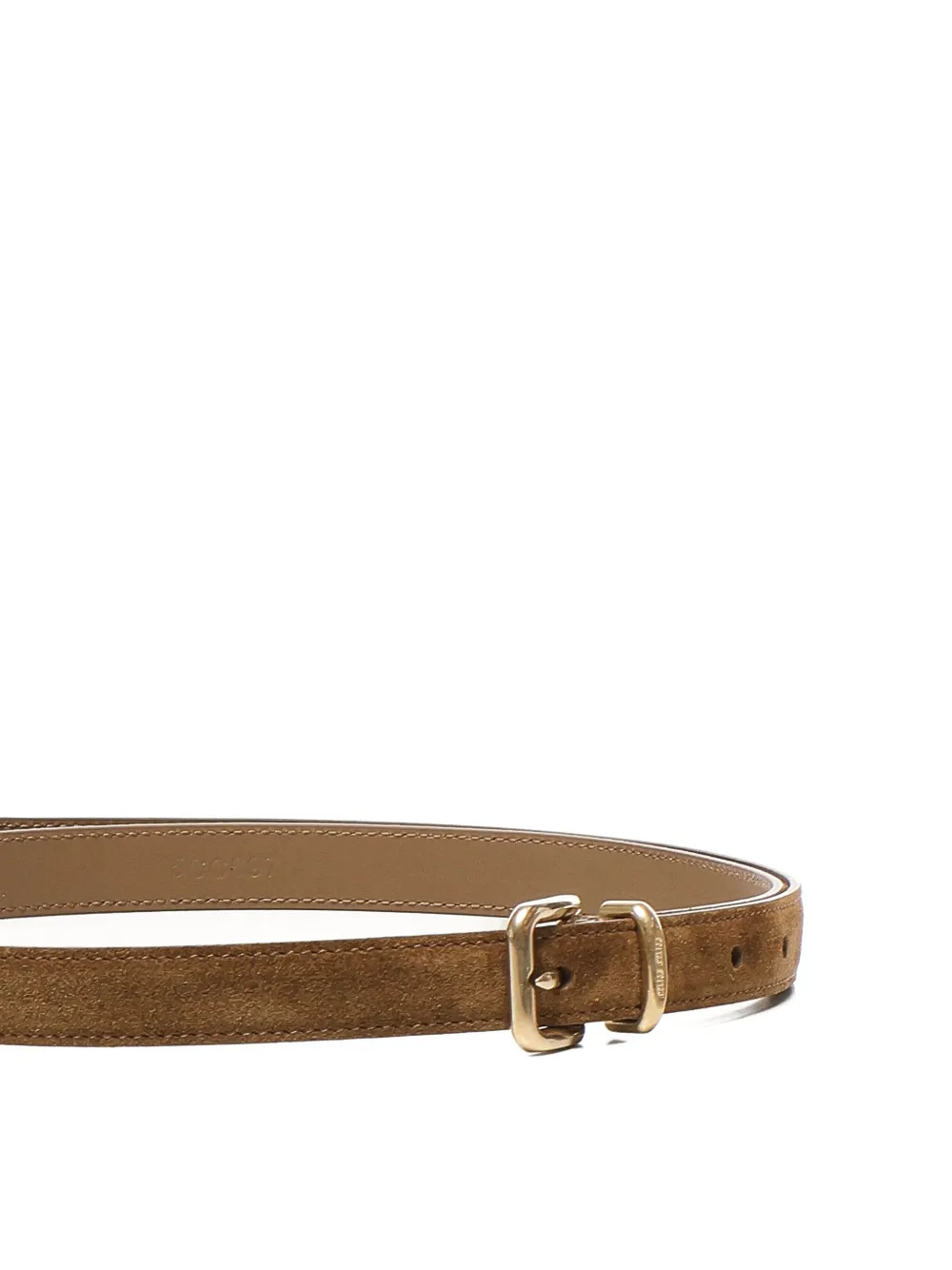 Miu Suède leren riem Bruin
