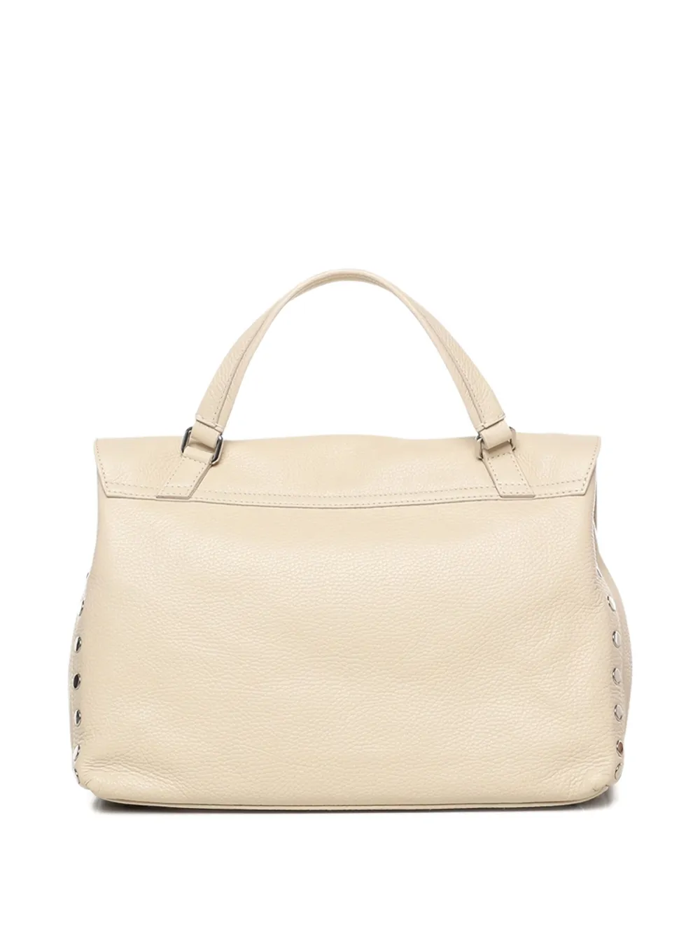 Zanellato Postina studded leather shoulder bag Beige