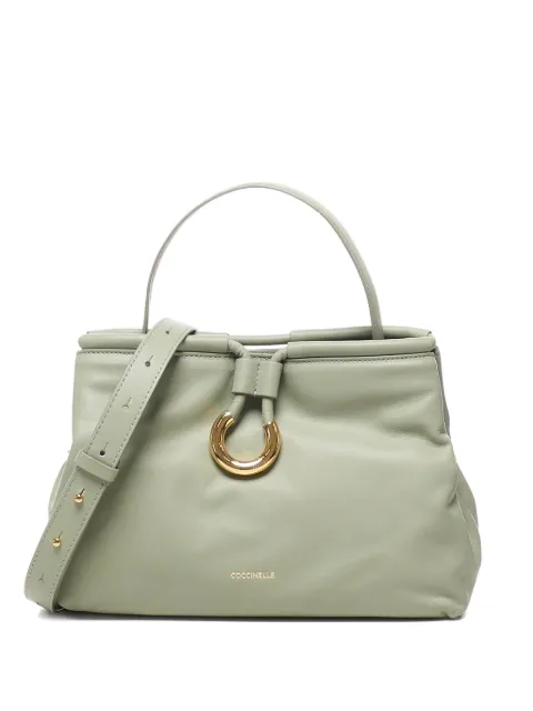 Coccinelle metal-ring leather tote bag