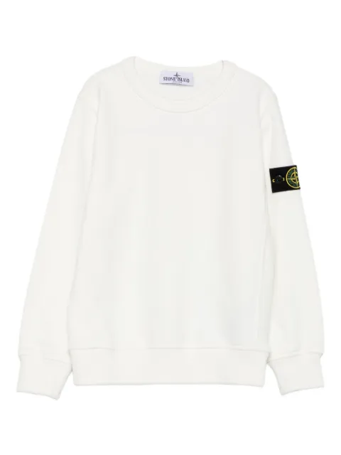 Stone Island Junior logo-patch sweatshirt