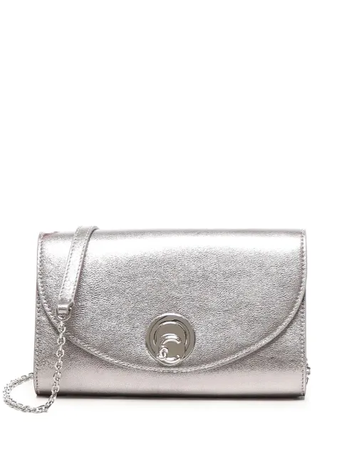 Coccinelle circular-lock leather shoulder bag