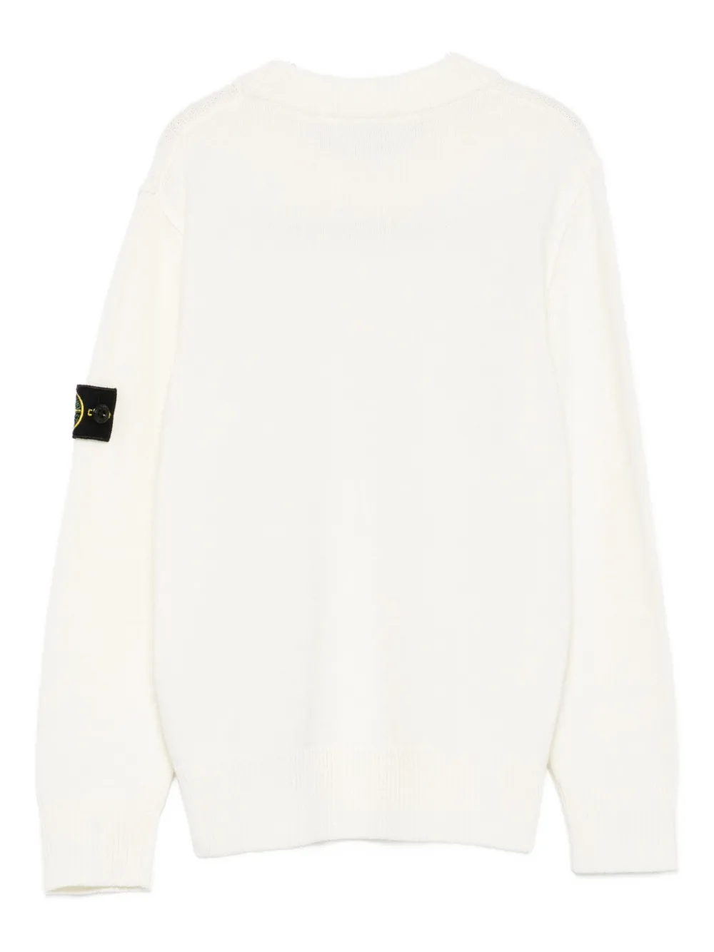 Stone Island Junior patch-pocket crew-neck jumper | Boys Knitwear | Image 2