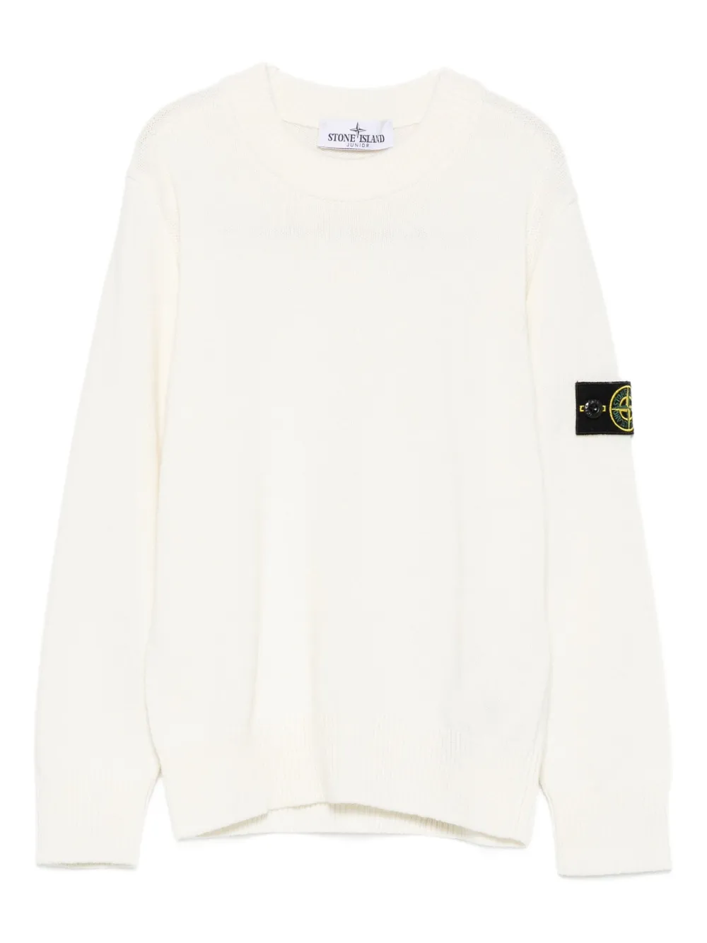 Stone Island Junior patch-pocket crew-neck jumper | Neutrals | Image 1