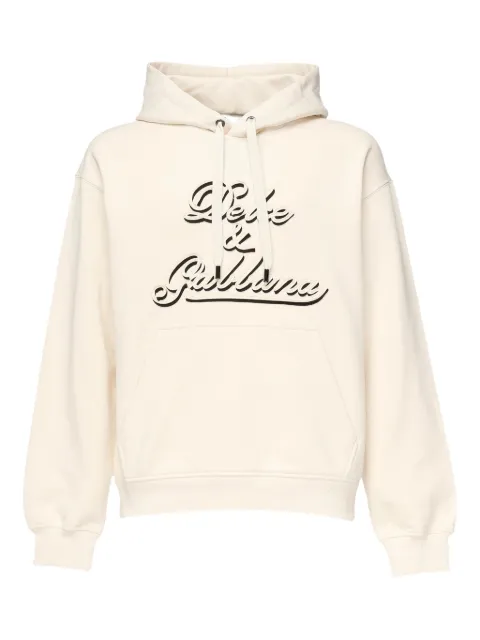 Dolce & Gabbana logo-appliqué hoodie