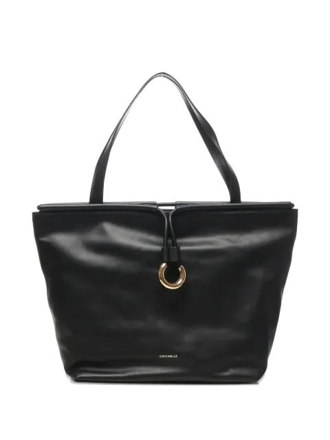 Coccinelle logo-plaque tote bag