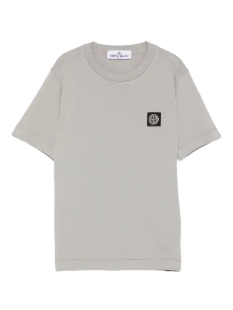 Stone Island Junior logo-patch crew-neck t-shirt