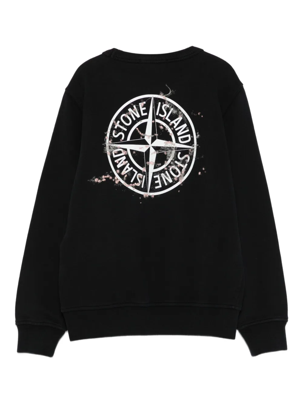 Stone Island Junior compass-logo sweatshirt | Moletons com capuz e logo | Image 2