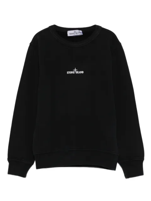 Stone Island Junior compass-logo sweatshirt