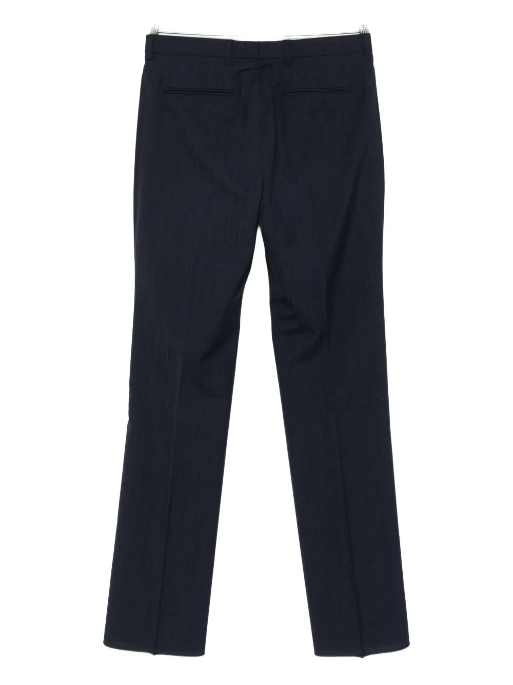 Givenchy pinstripe flat-front trousers Blauw