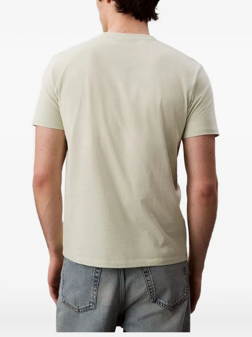 Calvin Klein Poloshirt met logoplakkaat Groen