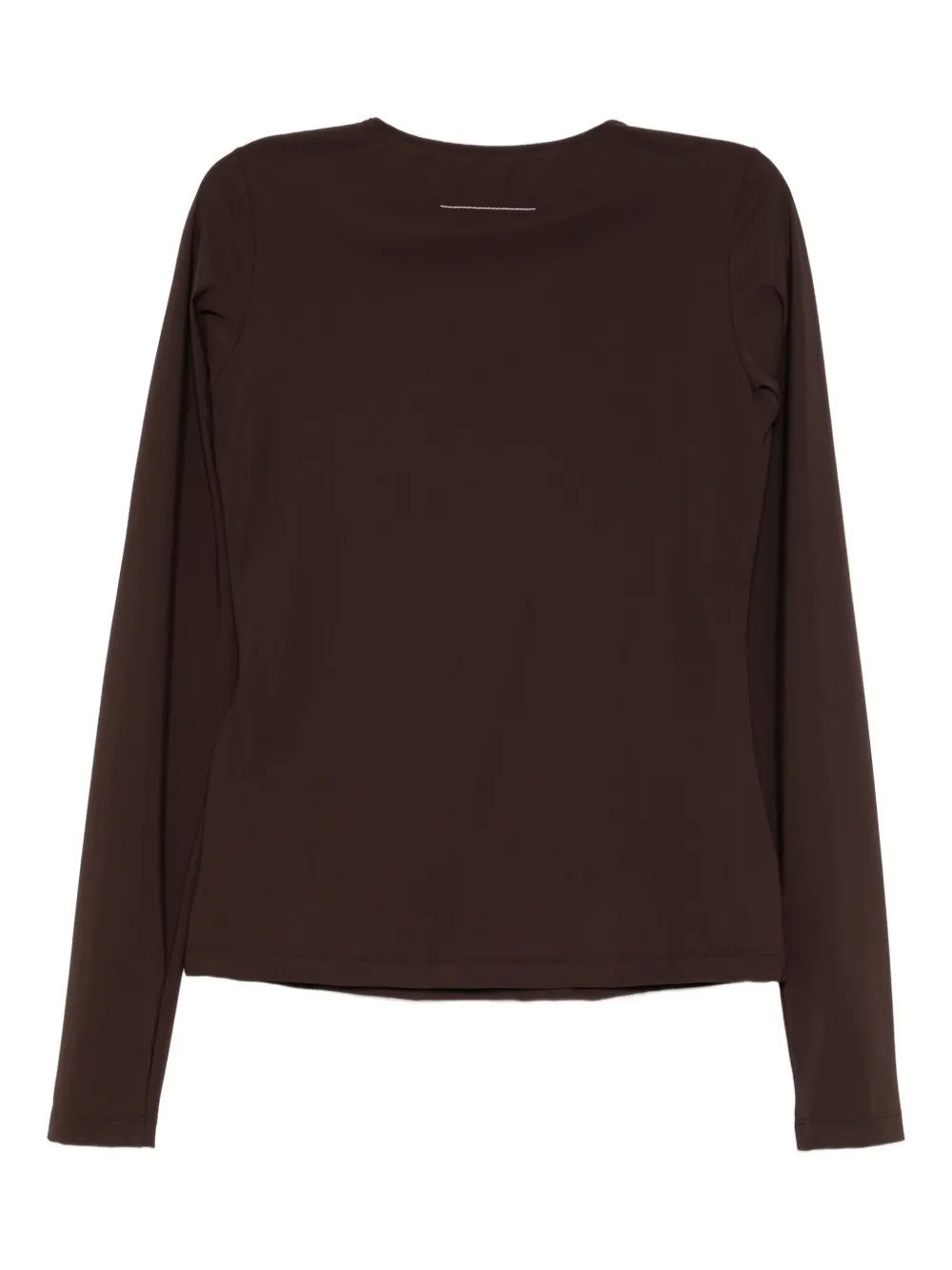 MM6 Maison Margiela Getailleerd T-shirt Bruin