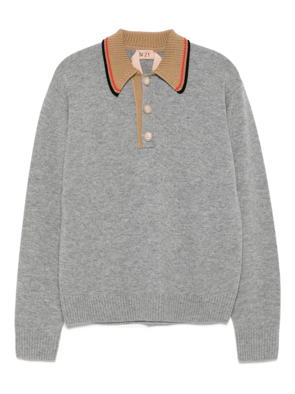 Nº21 buttoned wool sweater