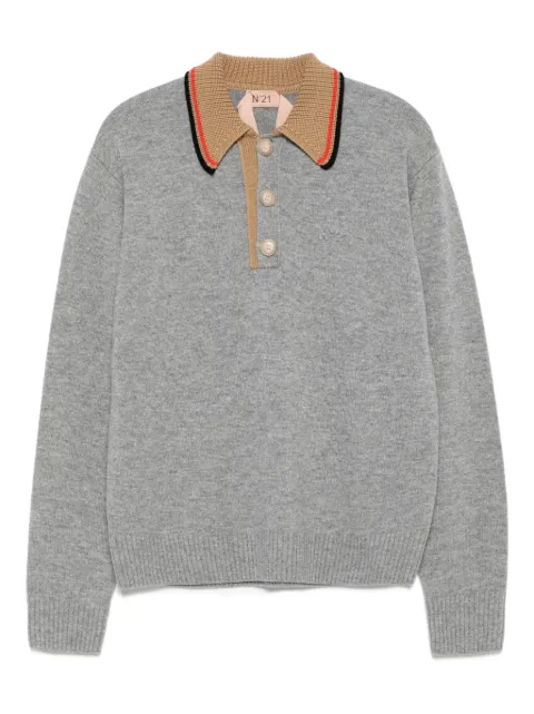 Nº21 buttoned wool sweater