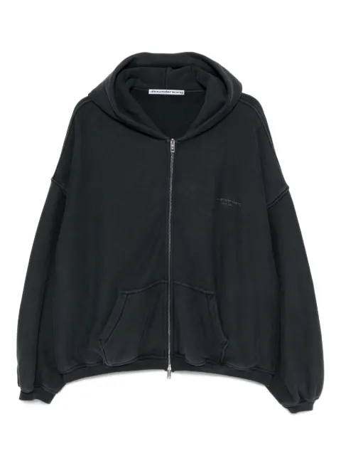 Alexander Wang 로고 프린트 후디
