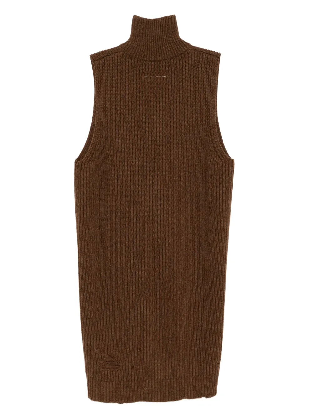 MM6 Maison Margiela Gebreide jurk Bruin