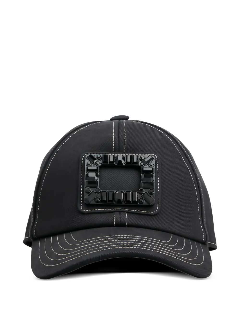 Roger Vivier Viv' Skate baseball cap | Black | Image 1
