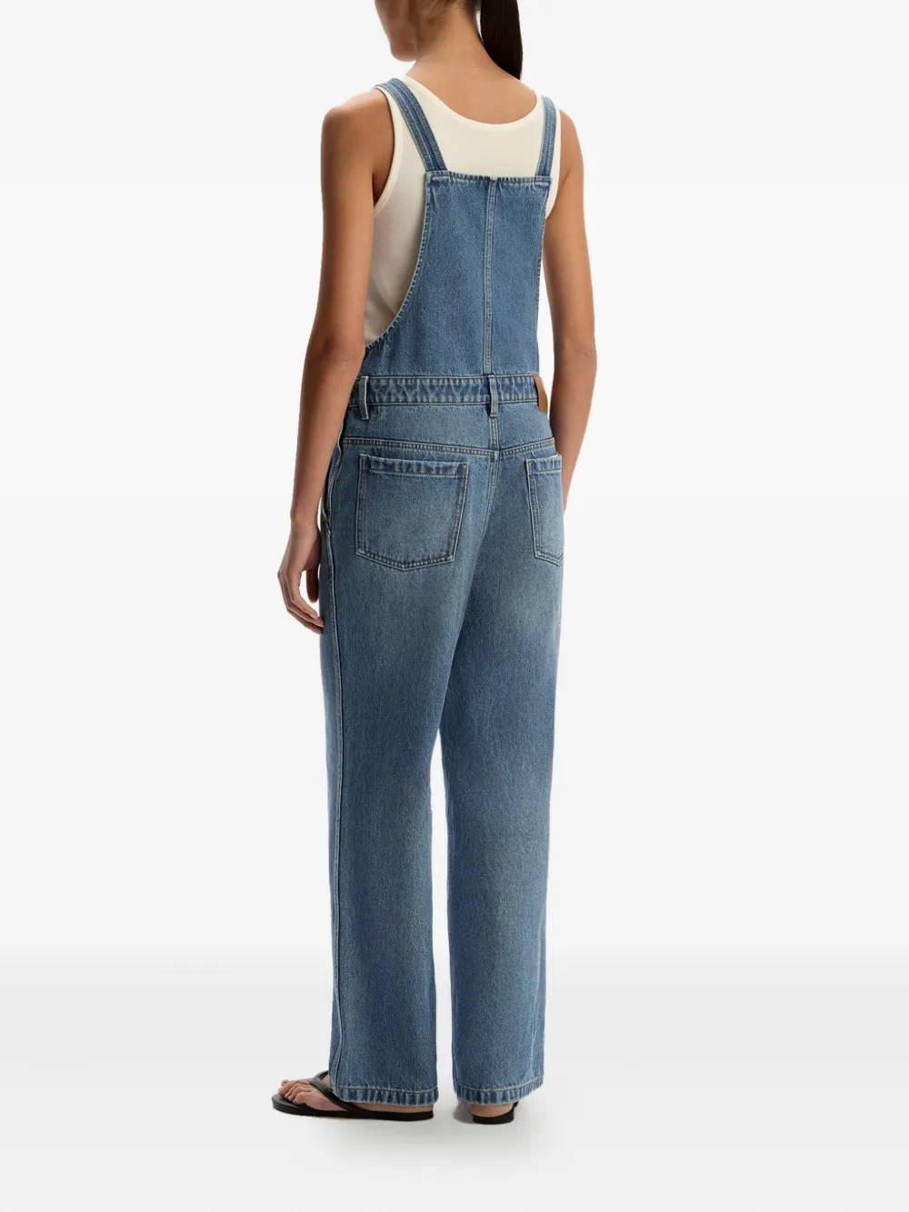 12 STOREEZ Spijker jumpsuit Blauw