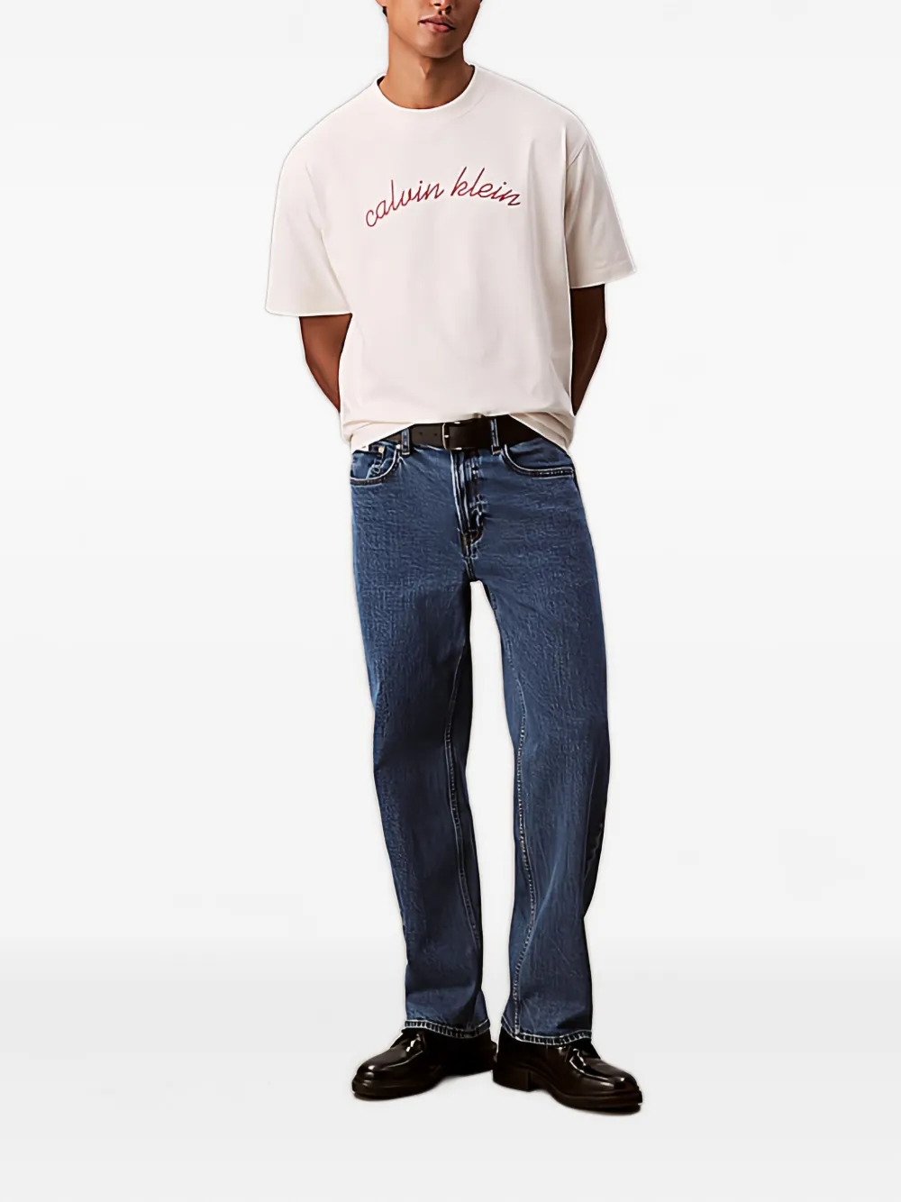 Calvin Klein T-shirt met logo - Wit