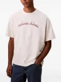 Calvin Klein script-logo T-shirt - White