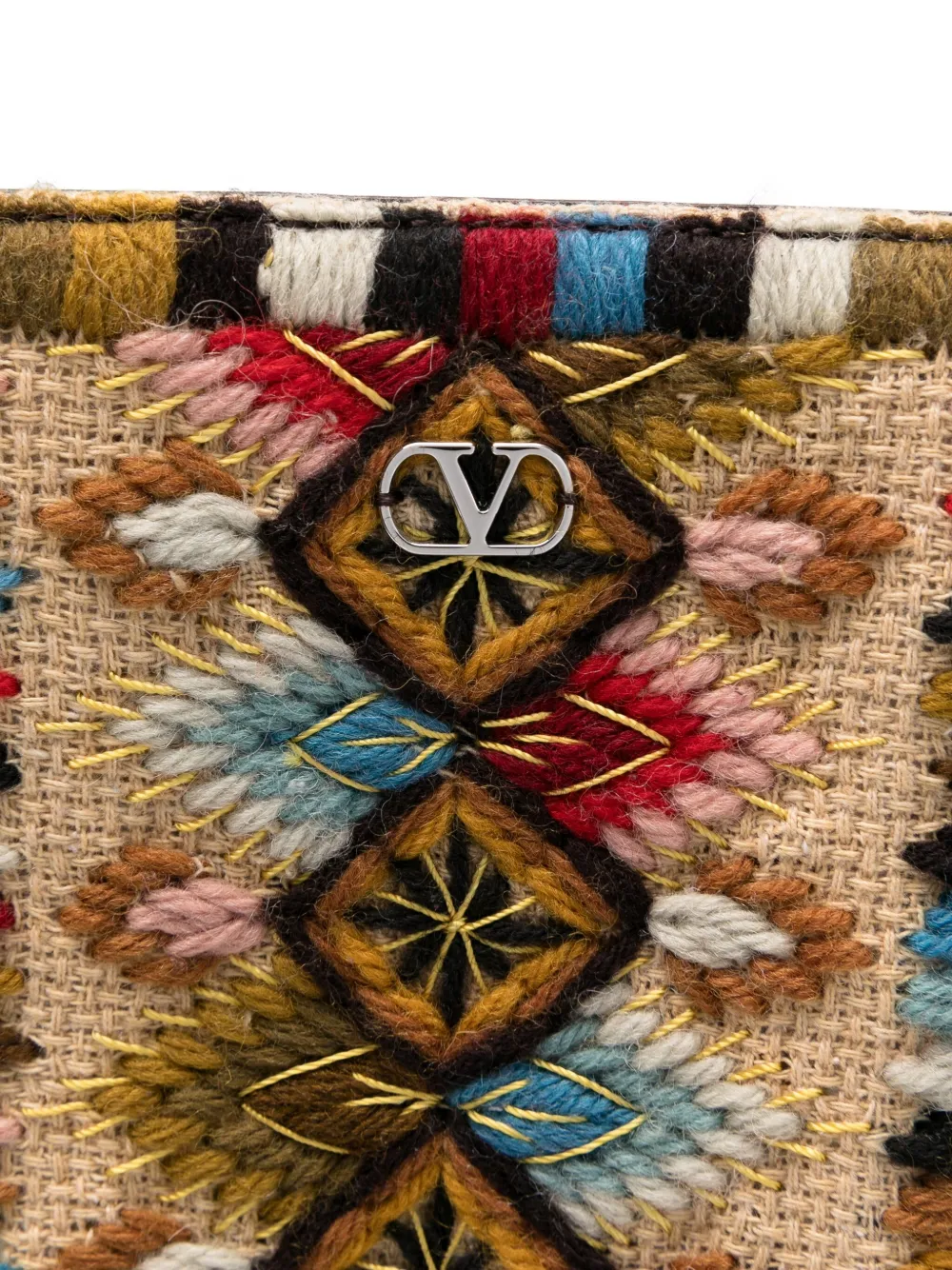 Valentino Garavani Crossbodytas met franje Bruin