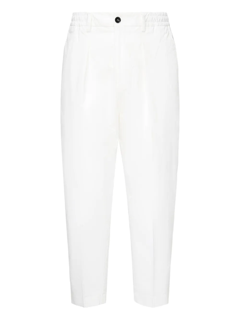 Be Able Dominique Pleated Elastic-waist Trousers In Gray