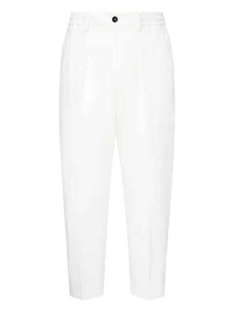 BE ABLE Dominique pleated elastic-waist trousers