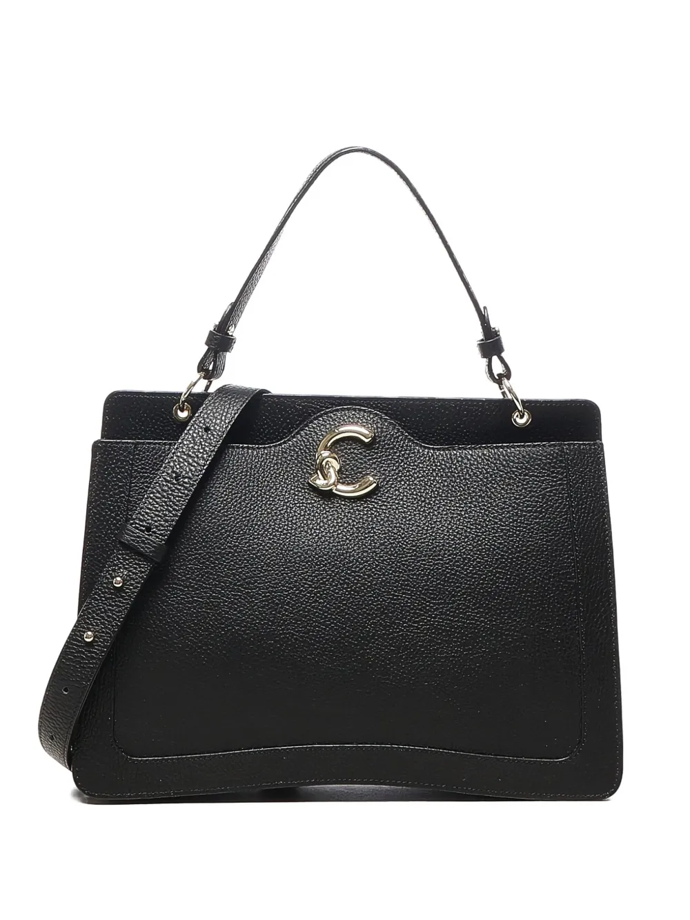 Coccinelle Leren shopper Zwart