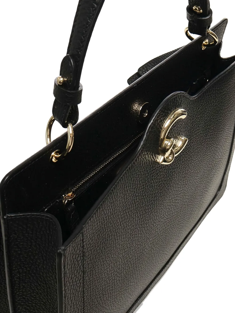 Coccinelle Leren shopper Zwart