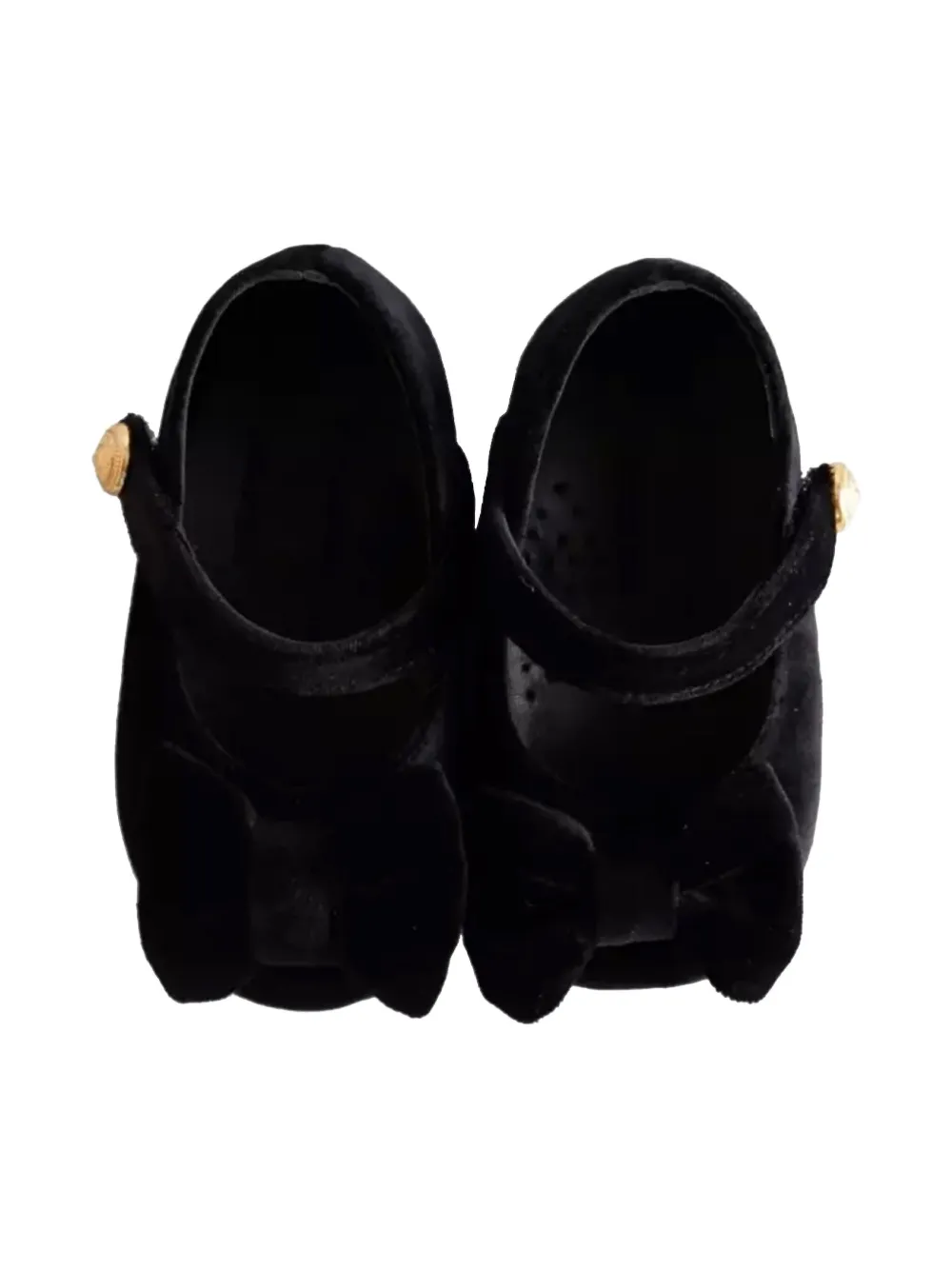 Balmain Kids bow-detail sandals Zwart