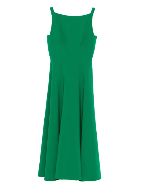 Safiyaa square-neck flared midi day dress
