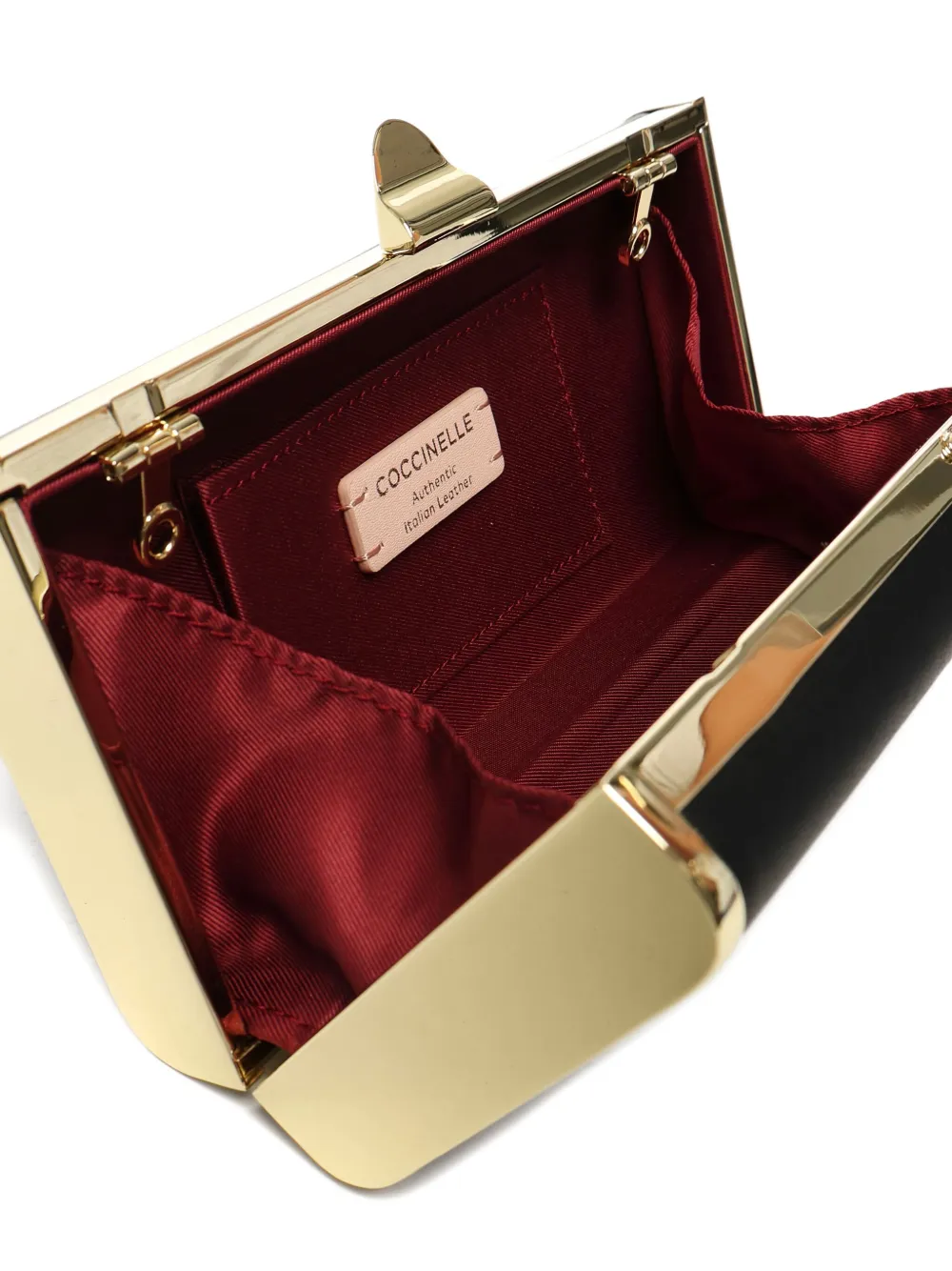 Coccinelle Leren clutch Zwart