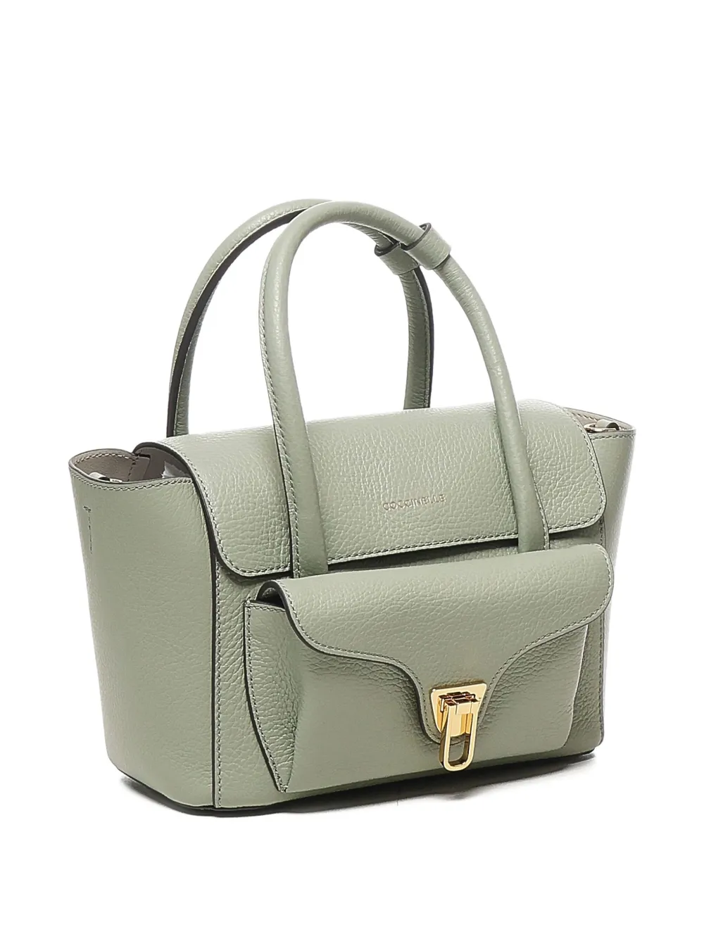 Coccinelle Double Beat shopper met handgreep Groen