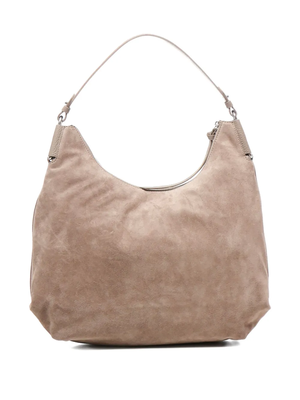 Coccinelle Suède leren schoudertas Beige